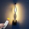 Wall Lamp Furniture Lighting Background Decoration Light Black White Modern Minimalist Led Indoor Nordic Creative