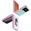 Metalowy pierścień dla Samsung Galaxy Z Flip 4 5 Flip5 Case Multicolour Hard Stand Ochrata ochrony