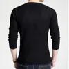 Männer Pullover Einfarbig Pullover Männer V-ausschnitt Pullover Langarm Shirt Herren 2023 Herbst Casual Kleid Marke Kaschmir Strickwaren