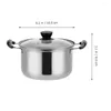 Bouilloire à thé à Double chaudière à Induction, Pot à lait en acier inoxydable, ustensiles de cuisine sains, petit cuiseur vapeur, casseroles de cuisine pratiques pour bébé pour la cuisine