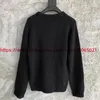 Suéter masculino preto raf simons toalha vintage bordado reunido meio zip suéter para homens mulheres top qualidade camisolas de malha