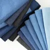 Stoff Vintage Baumwolle blau Denim Stoff leicht dünn weich Stoff für DIY Puppen Kleidung Jeans Kleid Tasche Mütze Schürze Handwerk Handbuch Material 230419