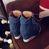 Comemore damesjurk s denim wiggen high top sneakers platform casual mode vrouw rits gevulkaniseerde schoenen dikke bodem wig neaker caual fahion schoen