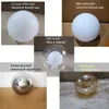 Taklampor Glasboll LED -ljuskrona för vardagsrum G4 Lätt Chihuly Kitchen Island Decoration Home Taklampa Fixturer Black Lustres Q231120