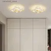 Plafonniers Allée moderne LED plafonnier pour couloir balcon chambre salle de bain or noir plafonnier luxueux luminaires intérieurs Q231120