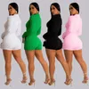 Maillots de bain pour femmes Tenue de plage pour femmes Cover Up Swim For Dress Summer Manches longues Fermetures à glissière Tight JumpSuit Tissus élastiques Solid Polyester Wear