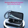 Mobiltelefonörlurar Bluetooth -hörlurar 5.1 Hörlurar Stereo Handsfree Noise Refering Wireless Business Headset med HD Mic för alla smarta telefoner 230419