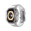 Apple watch 용 스마트 워치 울트라 시리즈 8 49mm iWatch 마린 스트랩 스마트 워치 스포츠 시계 무선 충전 스트랩 박스 보호 커버 케이스