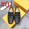 40Model Men Luxurys Driving Shoes Male High Quality Leather Designer Loafers Men Casual Shoes Moccasins Slip On Men's Flats Fashion Men Shoes Size 38-47