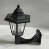 Solar hexagonal wall lamp outdoor waterproof courtyard villa hexagonal palace lighting wall lamp