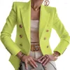 Trajes de mujer elegante traje de mujer abrigo 2023 primavera y otoño Slim Fit sólido moda Casual Commuter Office Lady Tops S-XXXL
