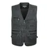 Mens Fur Faux 8XL 9XL 10XL Casual Summer Large Cotton Sleeveless Tank Top with 16 Pockets Multi Pocket Po 231120