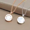 Colliers avec pendentif en acier inoxydable pour femmes et hommes, chaîne de créateur de mode, bijoux de fête de fiançailles, cadeau, livraison directe, YMN107