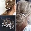 Hair Clips Barrettes Silate Pearl Hairpins Hairstyles Wedding Bridal Hair Pins Hair Jewelry Accessories Hairwear Girls Hair Clips for WomenL231120