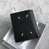 Margiela Style Margiela Niche Mm6 Men and Women Car Stitching Top Layer Cowhide Multi Slot Card Bag Wallet 231022