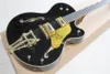 G6120 Black Falcon Jazz electric Guitar شبه جوفاء الجسم الأبنوس الأصابع الأصبع