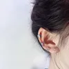 Boucles d'oreilles à dos Ohm Wave, Clip auriculaire en forme de C, ensemble de cinq pièces de boucles percées haut de gamme