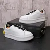 New Breathable Small 2024 Leather Casual Boots White Men's Shoes A6 823 151