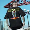 Herr t-shirts nya 8x sommarmode kort ärm för män t-shirt lös löpande tecknad anime karaktär trycker för unisex t-shirt par toppar