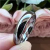 Bandringen 4 mm wolfraam ringen voor dames heren trouwring engagement mode-sieraden koepelvormig gepolijst glanzend comfort fit 231118