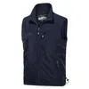 Men's Vests Summer Unloading Tactical Coat Casual Male Pographer Waistcoat Mesh Work Sleeveless Jacket Tools Pocket 230420