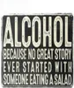 Original Vintage Design Tin Metal Wall Art Signs Thick Tinplate Print Poster Wall Decoration for Bar Alcohol 8x12 Inches 20x306414059