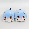 Kappy kreskówki para domu wiek ewangeliczny Plush Rei Ayanami Animation Autumn Winter Cotton Slipper 231118