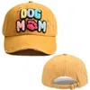 Grossist kvinnor nya monogrammade brev utomhus sport hatt personlig hund mamma broderad baseball hatt df077