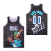 Película Baloncesto 1 PINKYS DAY DAY Jersey Hombres PRÓXIMO VIERNES RECORDS AIRBRUSH NICKELODEON Retro HipHop Pink Team College Para fanáticos del deporte Algodón puro Retiro Transpirable