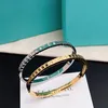 18K Gold Plated Bangle Charm Designer Brand Jewelry Boutique Christmas Gifts Bangle 925 Silver Luxury Style Womens Bracelet Birthday Party Bracelet