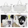 Torby Duffel Travel Women Gym Bag Mężczyzn Mężczyzny Duże małe weekendowe torba sucha i mokra torebka fitness Męska kobieta sportowa torebka na zewnątrz torby na zewnątrz 230419