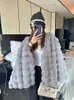 Kobiety Fur Faux White For for Women 2023 Autumn and Winter Style Krótka imitacja Pluszowa Top Top Trend 231120