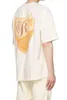 Designer Fashion Abbigliamento Tees Hip hop TShirts Rhude New Yellow Badge Summer Loose Coppia Mezza manica T-shirt manica corta da uomo in puro cotone Trend Loose Streetwear