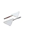 Pince à cheveux de luxe en émail triangle de styliste moderne, sans nickel, pour fête d'anniversaire, drôle en alliage plaqué argent, décoration, accessoires de mode, ZB046