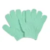 200pcs / DHL Arc-en-ciel Coloré Gants De Douche Mode Cinq Doigts Double Face Friction Bain Exfoliation Nettoyage Peau Forte Décontamination Golve NOUVEAU