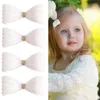 Hair Accessories Ncmama Fashion White Pearl Bows With Clips For Girls Kids Boutique Hairpins Barrettes Baby Headwear Gifts