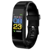 Relógio inteligente relógio Bluetooth Sport Compatível Assista Health Pulseira Coração Pedômetro Fitness Pulfelet 115 Smart Band