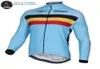 New Thin 또는 Winter Thermal Fleece 2017 벨기에 벨기에 Jiashuo 클래식 레이스 팀 Long Cycling Jersey Shirts Tops 통기 가능한 9945788