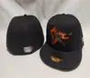 Najnowsze dopasowane czapki wszystkie projektanty zespołu Snapbacks Hap Hip Hop Regulowane czapki baskballa na zewnątrz sportowy haft haft płaskie zamknięte czapki Flex Fisherman Cap with