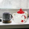 Set di stoviglie Decorazioni per ufficio Teiera in ceramica Insalatiera per la casa Brocca per acqua natalizia Bollitore natalizio Bollitore per tè