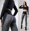 Women High Waist Yoga Pants Seamless Tights Leggings Tummy Control Butt Lift Moisture Wicking Be Pink Gray Fitness Workout Running Summer Sports pant7358270