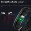 Temperatura corporal Smart Wrist Watches Men Women Smart Band de faixa cardíaca Rastreador de fitness Bracelete de pressão arterial para Android iOS