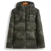 Men's Down Plus Size 8XL 7XL Windproof Winter Jacket Men Hoodied Parka Warm Coat Thicken Zipper Camouflage Mens Jackets