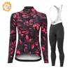 Cycling Jersey Sets Woman Clothing Winter Thermal Fleece Set Lady Long Sleeve Mountain Bike Clothes Ropa Maillot Ciclismo 231118