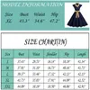 Robes décontractées Vêtements pour filles Femmes Costume à la mode Collier Polka Dot Motif Couleur Solide Grande robe trapèze avec ceinture Vestidos