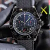 Top AAA Bretiling Men's Watch Casual Navitimer Chronograph Quartz Movement Avenger Hurricane WristWatch Canvas Strap Sapphire Waterproof Designer 1884 Watch Y572