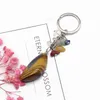 Keychains Stone Natural Keychain Reiki Crystals de guéris