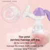 Breastpumps 150ML Manual Breast Pump Milk Collector BPA Free Comfort Adjustable Suction Silicone Hand Pump Breastfeeding Baby Feeding Pumps Q231120