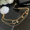18K Gold Plated Brass Copper Necklace Fashion Women Letter Designer Necklaces Choker Pendant Crystal Imitation Pearl Wedding Jewelry Accessories B283