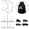 Car Seat Covers Black Universal Cloth Car Seat Covers Full Set Fit For Most Car Suv Van With Zipper Airbag Compatible Car Accessories Interior Q231120